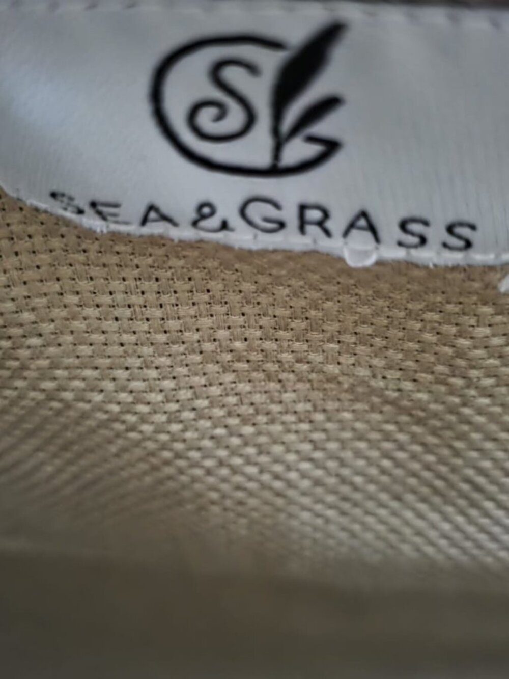 SEA&GRASS Structured Straw Bag Woven Tote Boho Summer Beach Lined - Picture 6 of 13